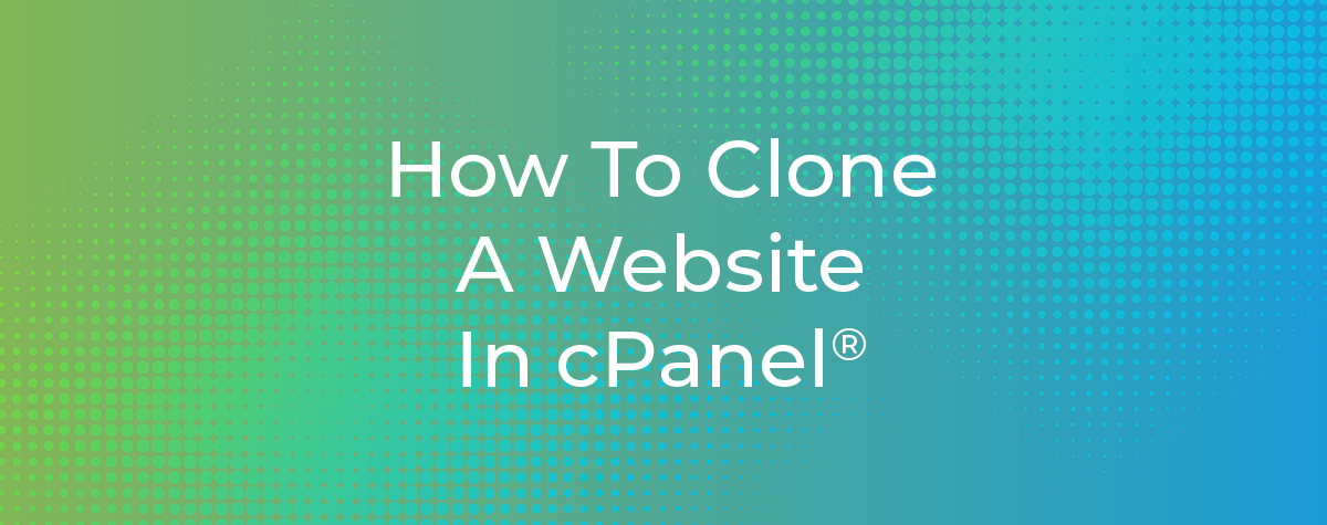 how to clone a website
