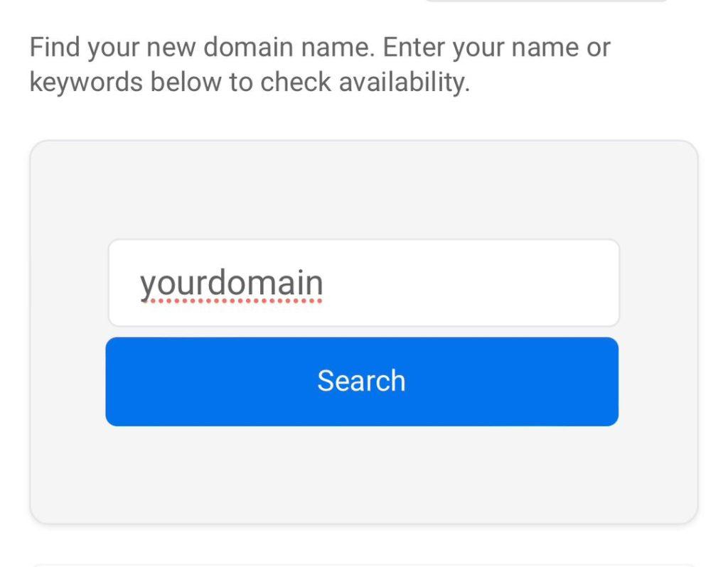 Purchase a custom domain