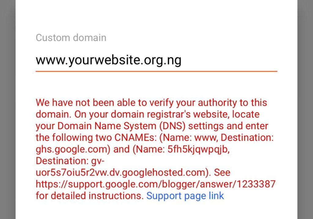 Verify your domain