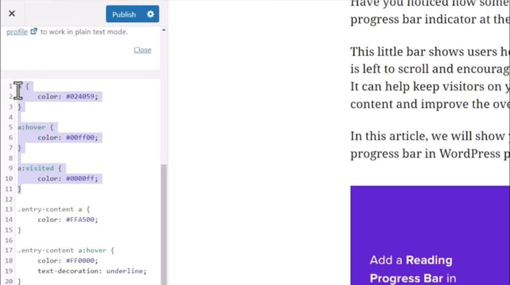 Theme Customizer