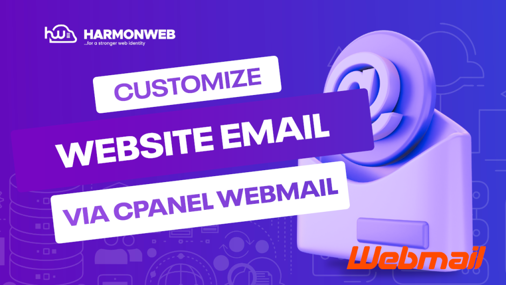 How to create a personalized email for your website using cPanel webmail