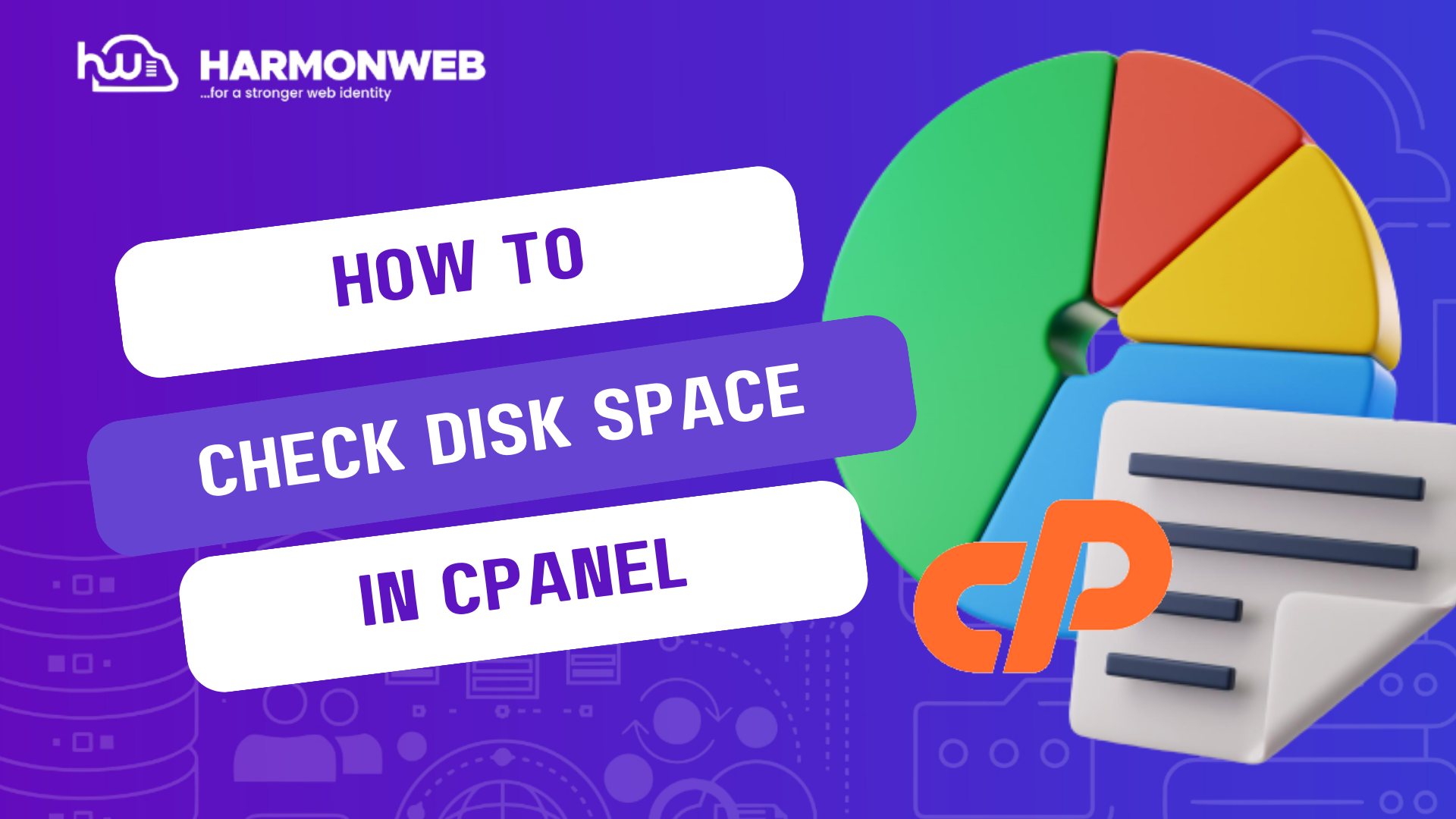 checking disk space in cpanel