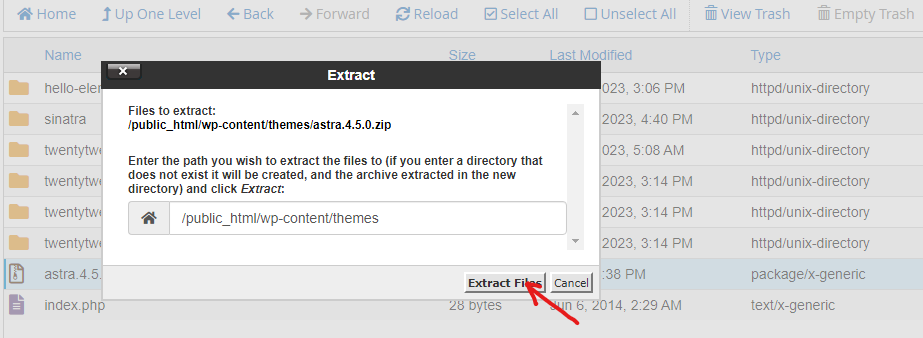 file path setting