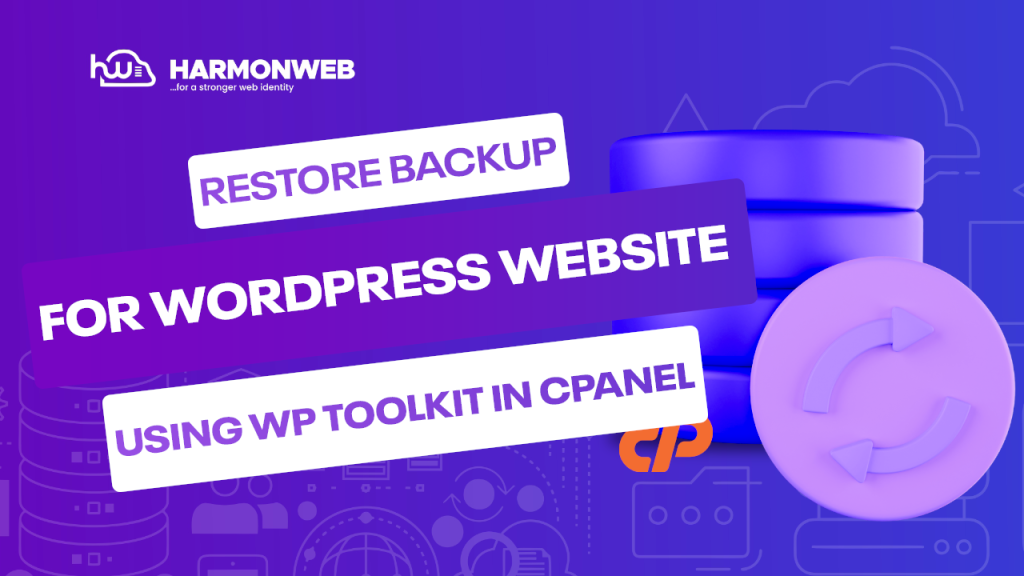 restore backup using wp toolkit