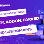 difference between primary, addon, parked and subdomains