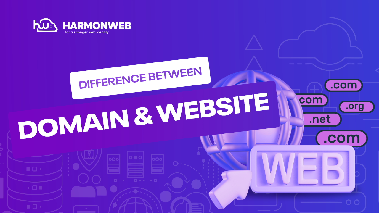differences between a website and a domain