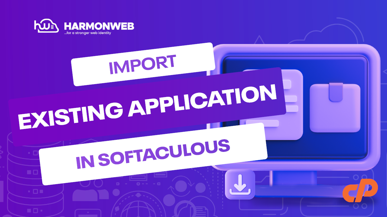 import your existing application installation in Softaculous