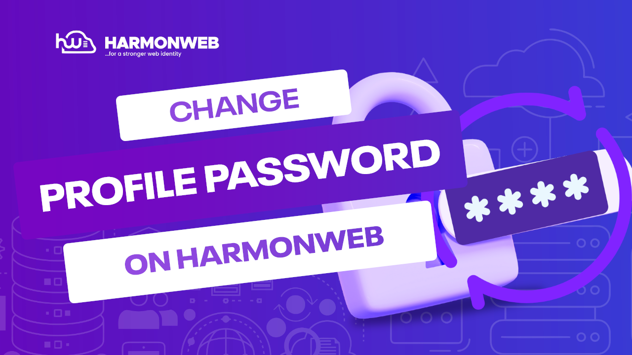 change your profile password on HarmonWeb
