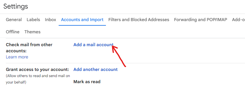 connect your webmail to Gmail