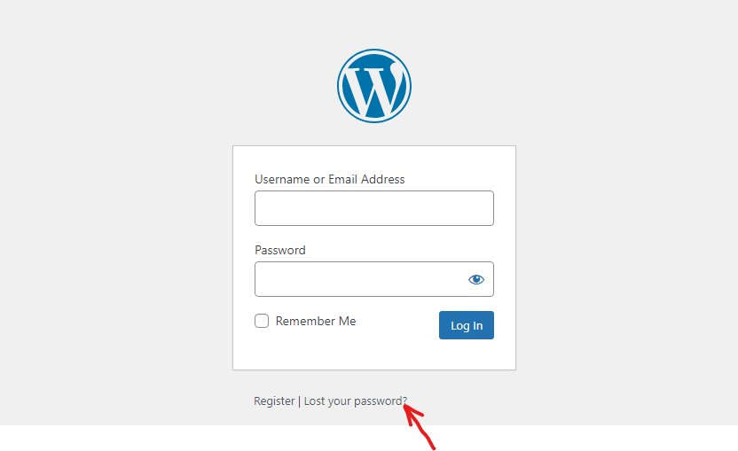 change your wordpress website password