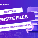 restore your website files from the Harmonweb client area