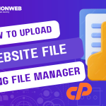 upload your website file using file manager