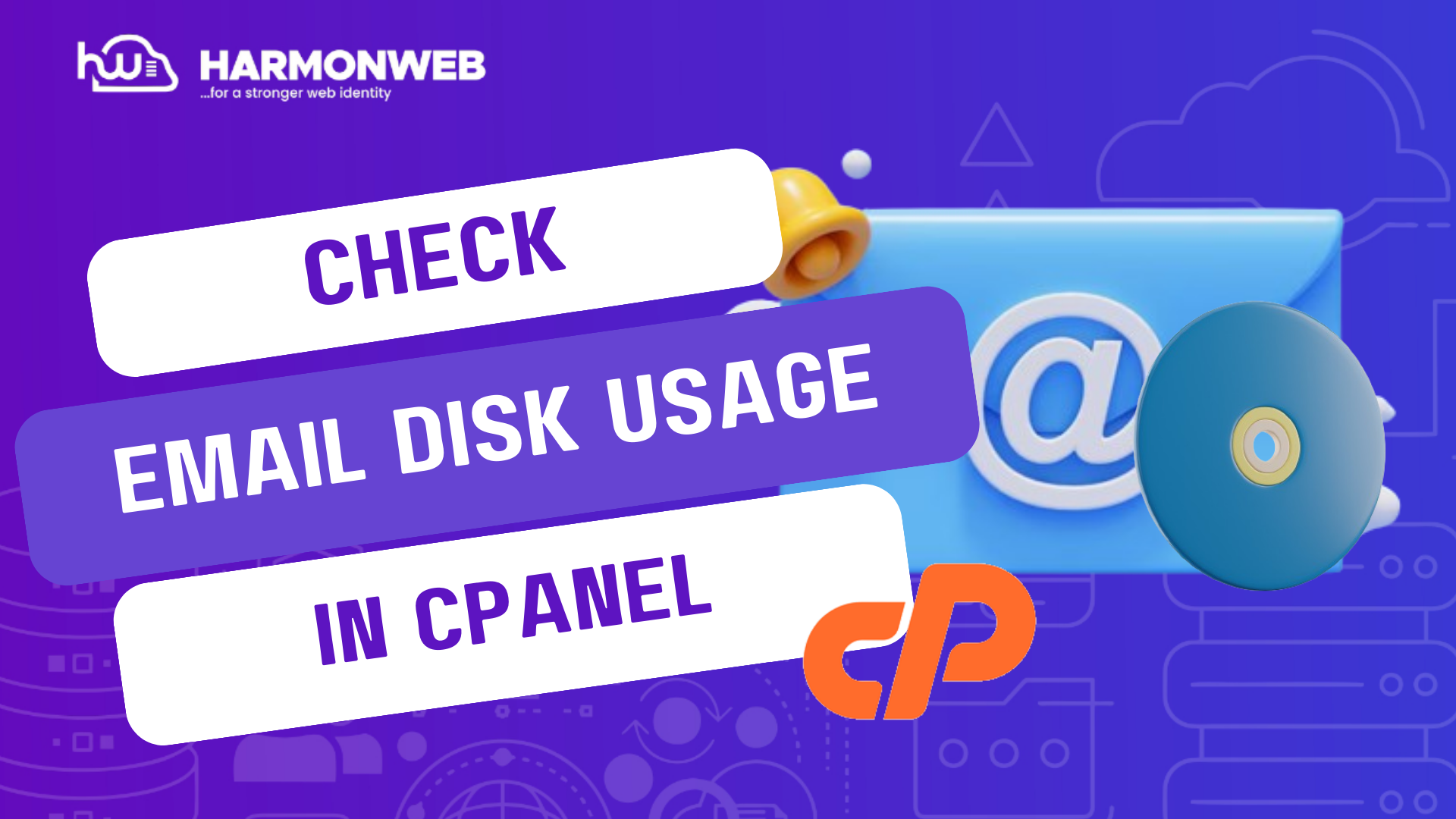 check email disk usage in cpanel