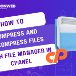 compress and uncompress files with File Manager