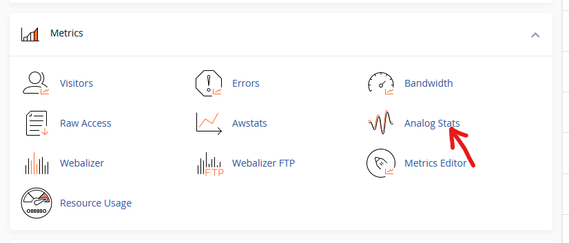 website statistics with Analog Stats