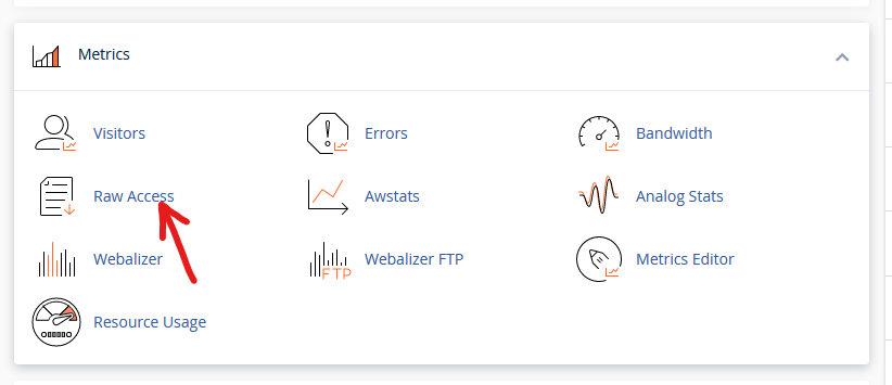 access and read raw access logs