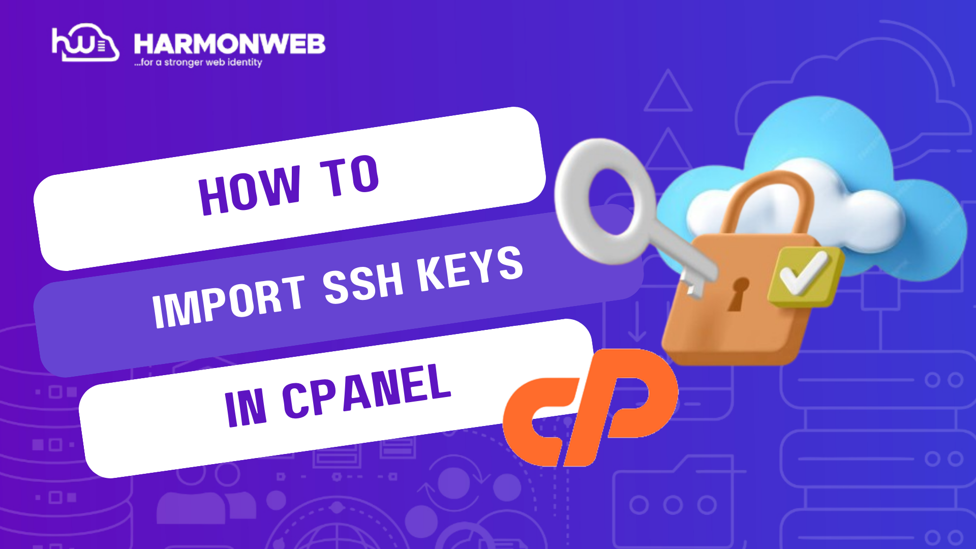 import SSH keys in cPanel