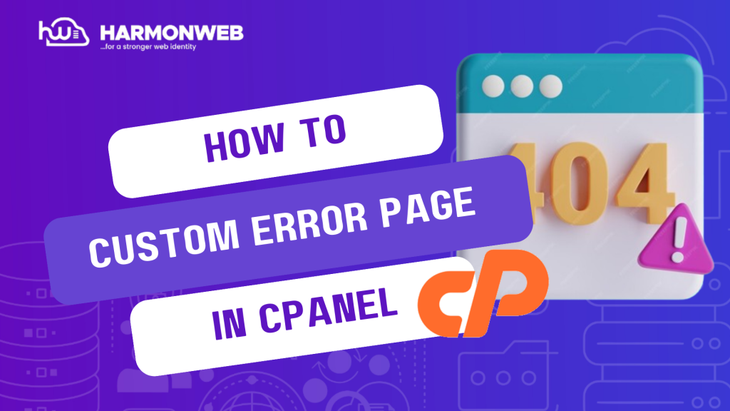 custom error page in cPanel